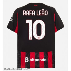 AC Milan Rafael Leao #10 Prima Maglia 2025-26 Manica Corta